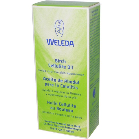 iherbセルライト解消オイル：Weleda Birch Cellulite Oil